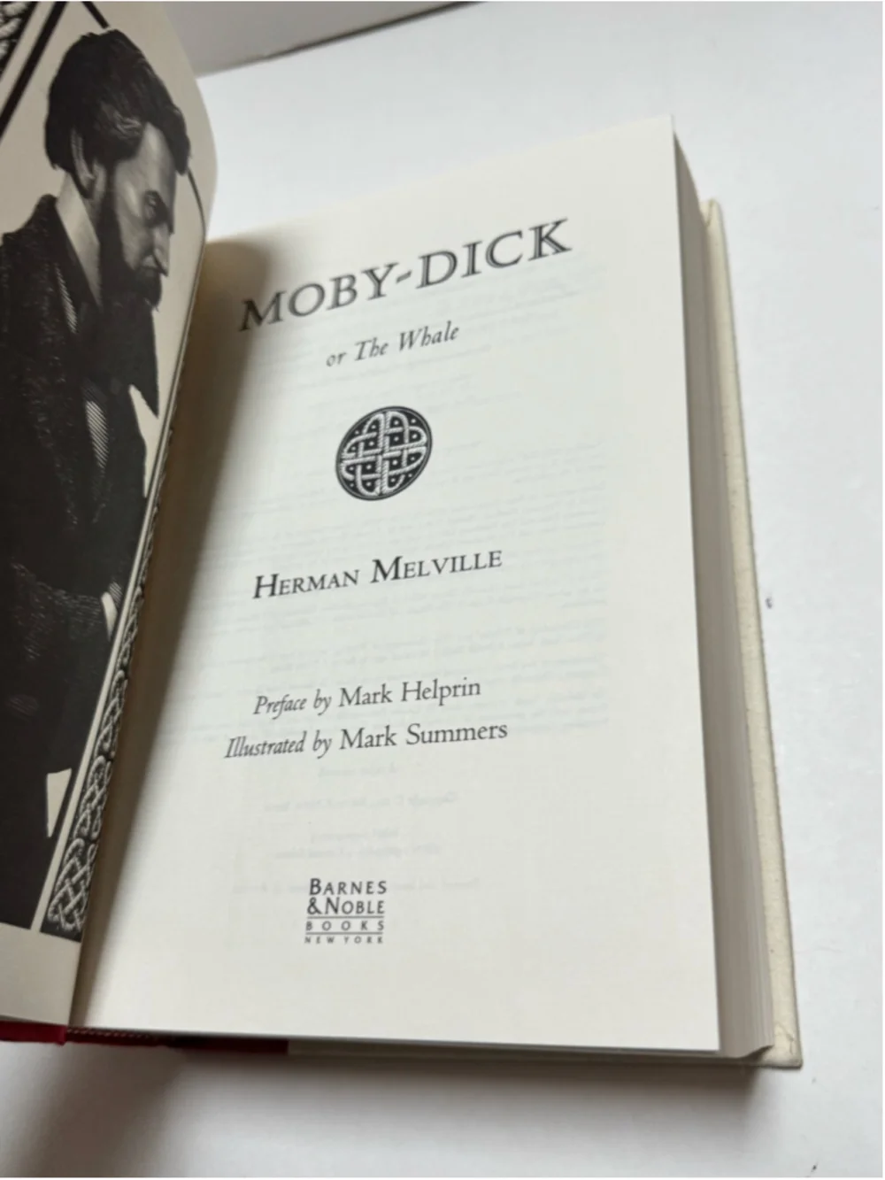 Moby-Dick Herman Melville Barnes & Noble (1993 Illustrated Hardcover English)